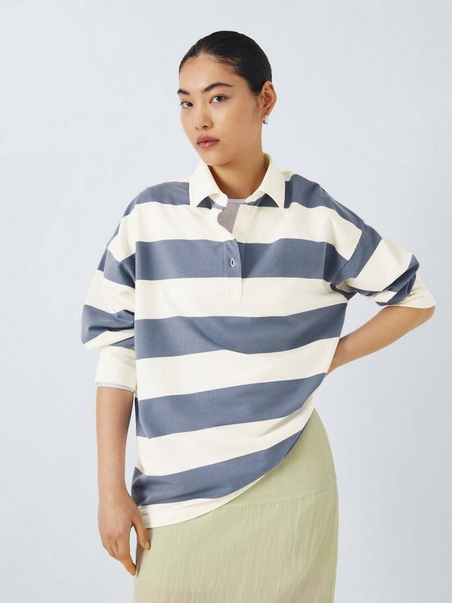 Джемпер для регби в полоску большого размера John Lewis , цвет Flintstone/Ecru
Джемпер для регби в полоску большого размера John Lewis , цвет Flintstone/Ecru