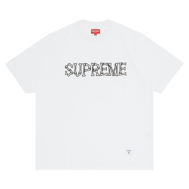 Футболка Supreme Bones Short-Sleeve Top 'White', белый 
Футболка Supreme Bones Short-Sleeve Top 'White', белый