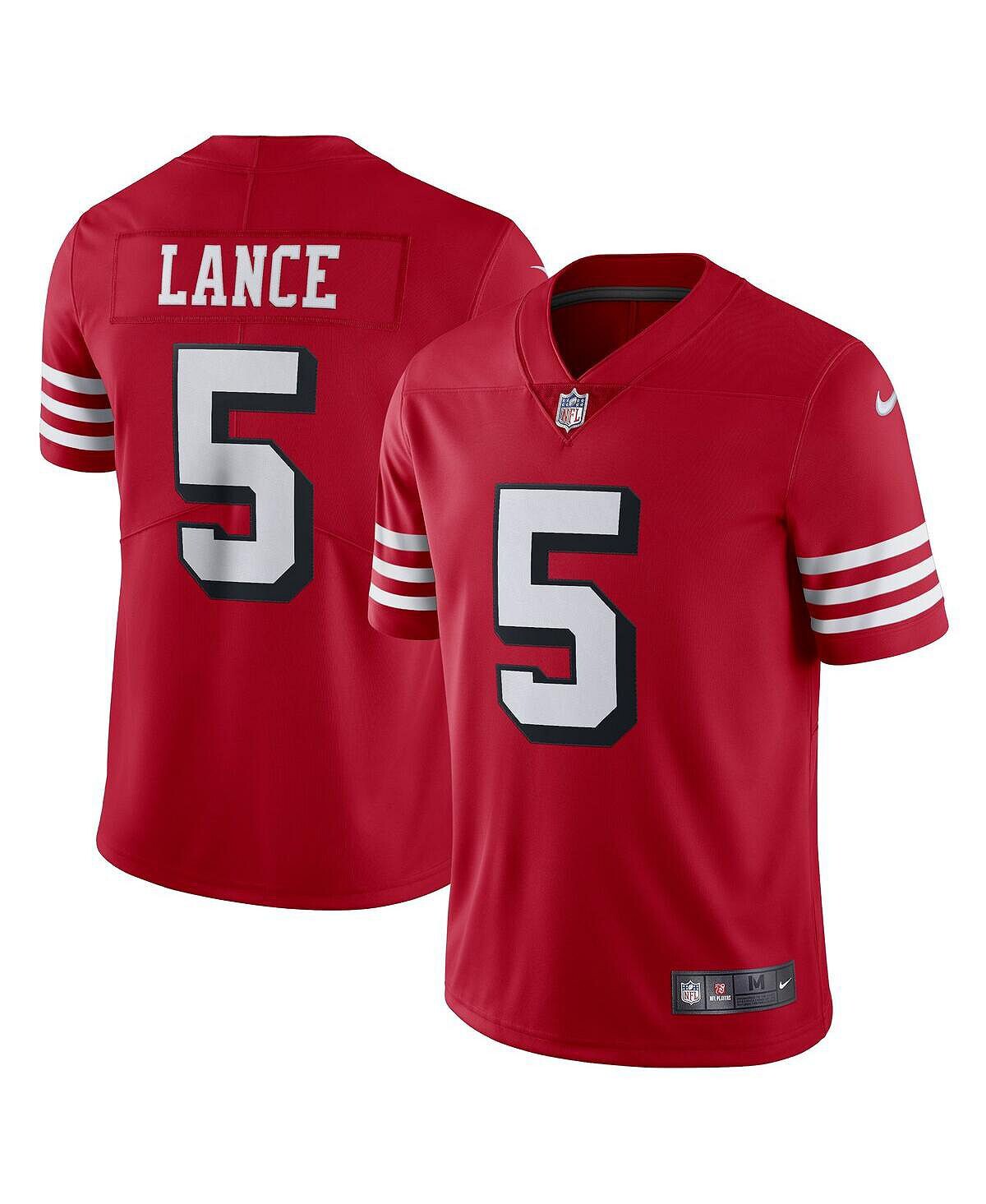 Мужская футболка trey lance scarlet san francisco 49ers alternate vapor limited jersey Nike
Мужская футболка trey lance scarlet san francisco 49ers alternate vapor limited jersey Nike