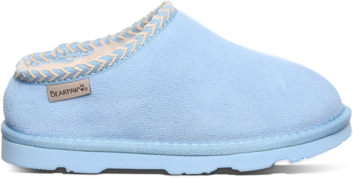 Тапочки BEARPAW girls Tabitha Youth Purple Sage, синий
Тапочки BEARPAW girls Tabitha Youth Purple Sage, синий