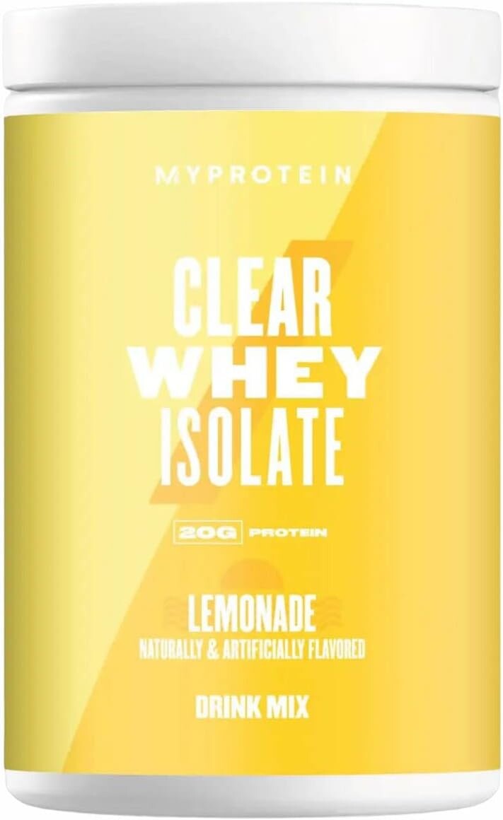 Протеин со вкусом сока Myprotein Clear Whey Isolate, 500г, лимонад
Протеин со вкусом сока Myprotein Clear Whey Isolate, 500г, лимонад