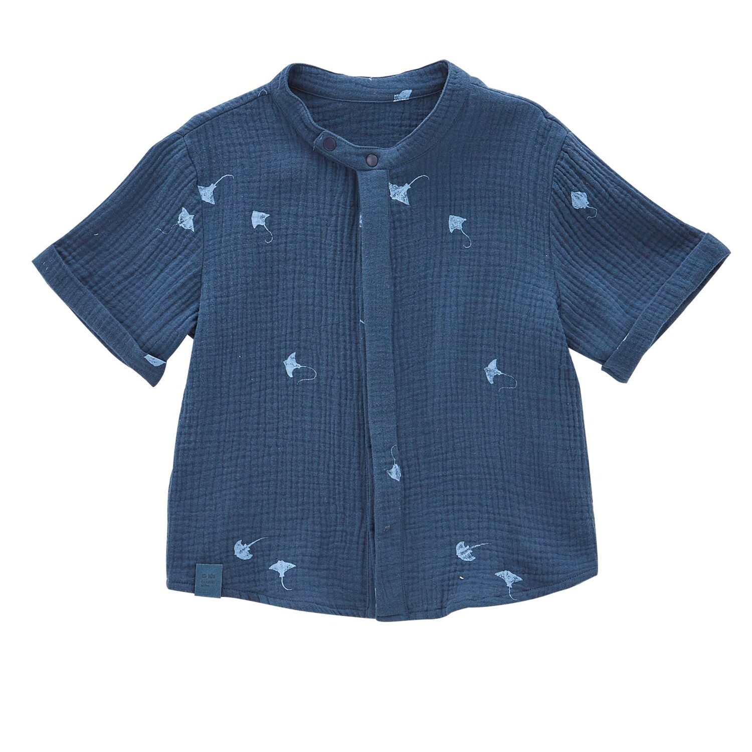 Рубашка на пуговицах из марли Omamimini, темно-синий
Рубашка на пуговицах из марли Omamimini, темно-синий