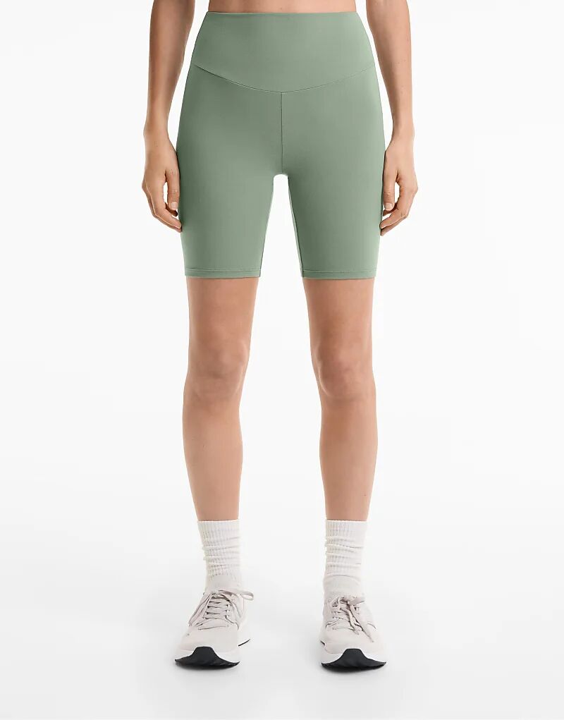 Байкерские леггинсы OYSHO Comfortlux с высокой талией 20 см зеленого цвета
Байкерские леггинсы OYSHO Comfortlux с высокой талией 20 см зеленого цвета