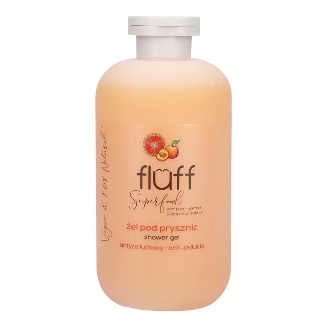 Гель для душа с персиком и грейпфрутом Fluff, 500 мл
Гель для душа с персиком и грейпфрутом Fluff, 500 мл