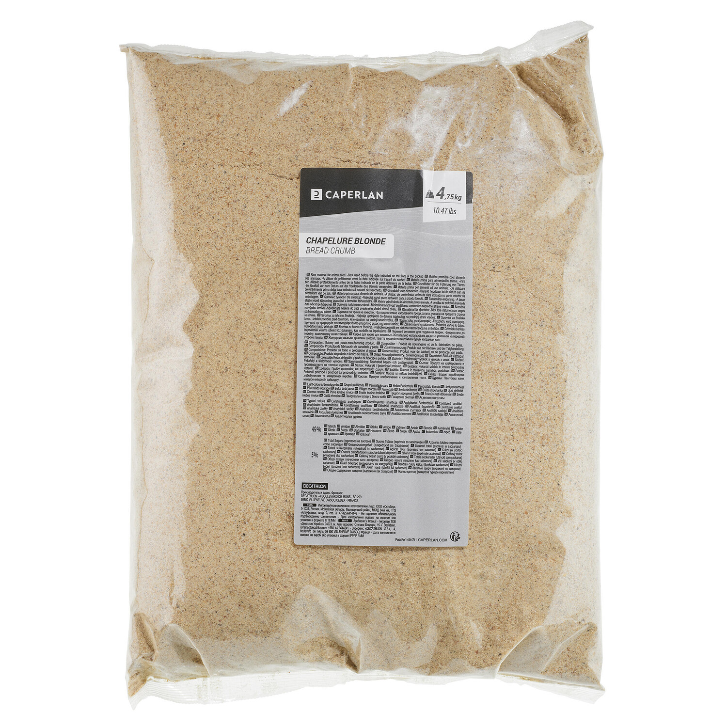 Сухари панировочные легкие для рыбалки 4,75 кг CAPERLAN
Сухари панировочные легкие для рыбалки 4,75 кг CAPERLAN