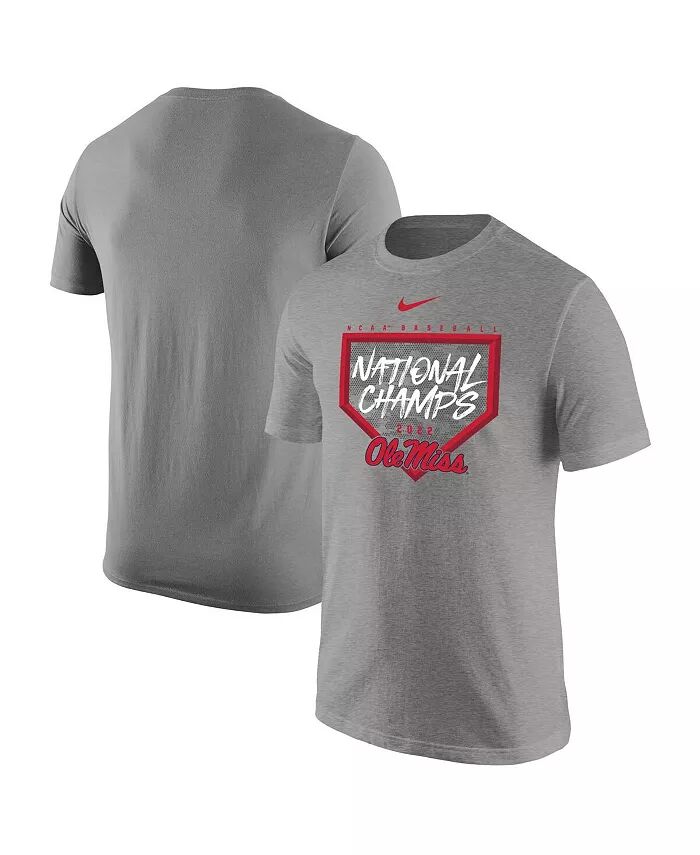 Футболка мужская серая Ole Miss Rebels 2022 NCAA Men's Baseball College World Series Champions Nike
Футболка мужская серая Ole Miss Rebels 2022 NCAA Men's Baseball College World Series Champions Nike