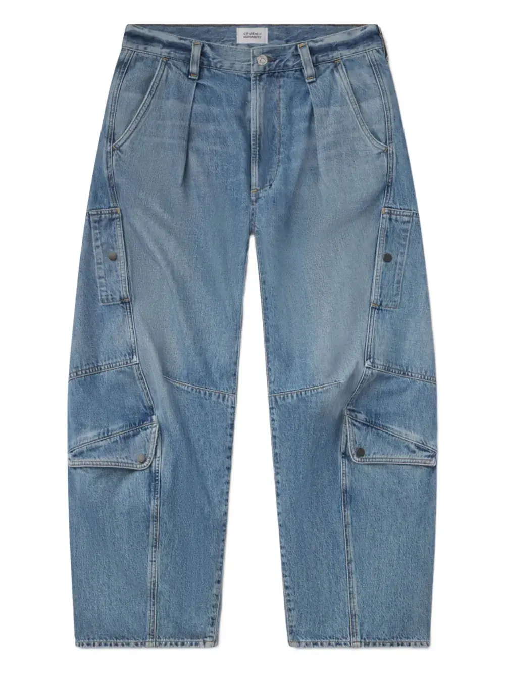 Джинсы с плиссированными деталями и карманами-клапанами Citizens of Humanity, синий
Джинсы с плиссированными деталями и карманами-клапанами Citizens of Humanity, синий