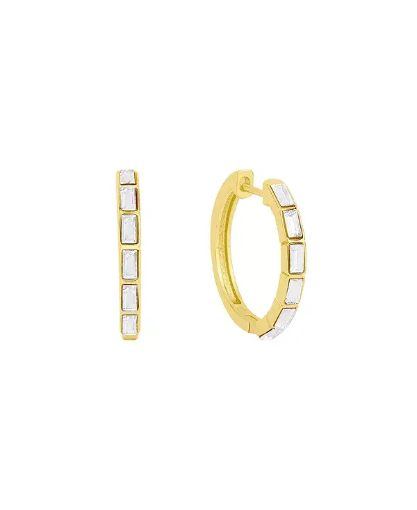 Серьги-Кольца с кристаллами огранки «багет» And Now This, gold
Серьги-Кольца с кристаллами огранки «багет» And Now This, gold