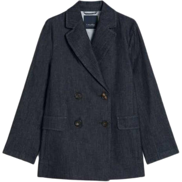 Пиджак джинсовый Max Mara Sara двубортный MaxMara, синий
Пиджак джинсовый Max Mara Sara двубортный MaxMara, синий
