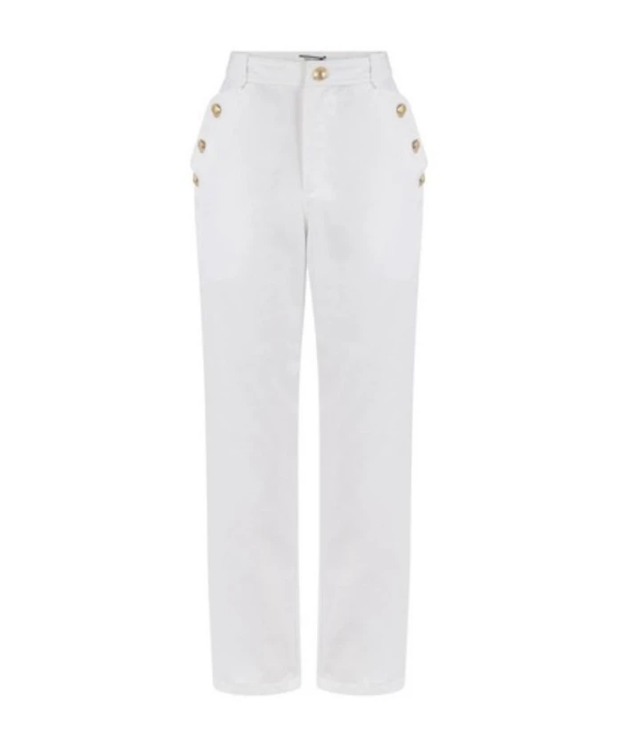 Прямые брюки Fparra Naf Naf, белый
Прямые брюки Fparra Naf Naf, белый