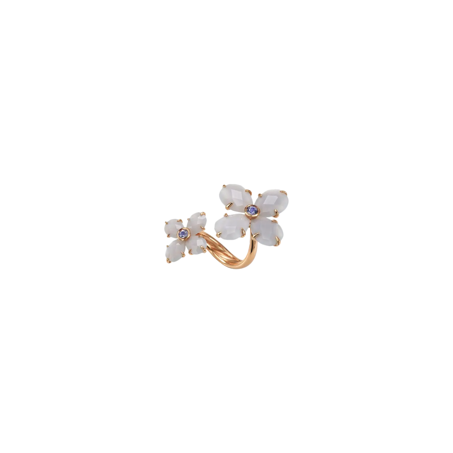 Кольцо bloom из розового золота с розовым опалом и фиолетовой шпинелью. Mimi
Кольцо bloom из розового золота с розовым опалом и фиолетовой шпинелью. Mimi