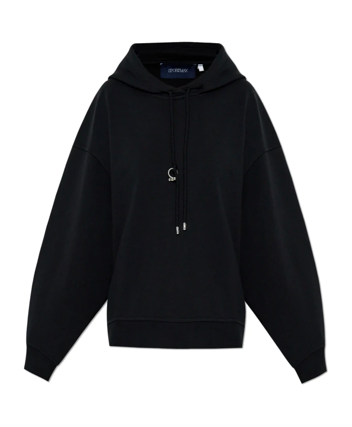 Толстовка с капюшоном Sportmax, черный
Толстовка с капюшоном Sportmax, черный