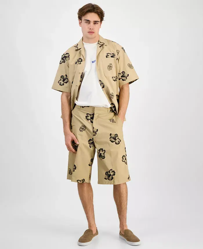 Мужские шорты Damo242 свободного кроя с цветочным принтом, 13", эластичные Hugo Boss, коричневый/бежевый
Мужские шорты Damo242 свободного кроя с цветочным принтом, 13", эластичные Hugo Boss, коричневый/бежевый