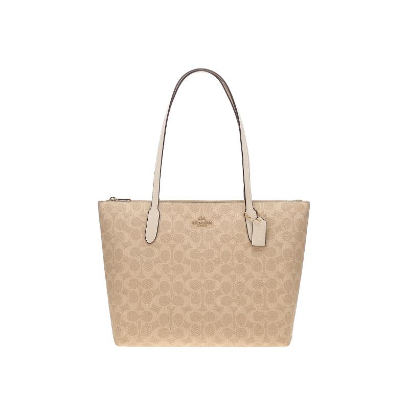 COACH Сумка-шоппер из искусственной кожи среднего размера женская бежевая
COACH Сумка-шоппер из искусственной кожи среднего размера женская бежевая