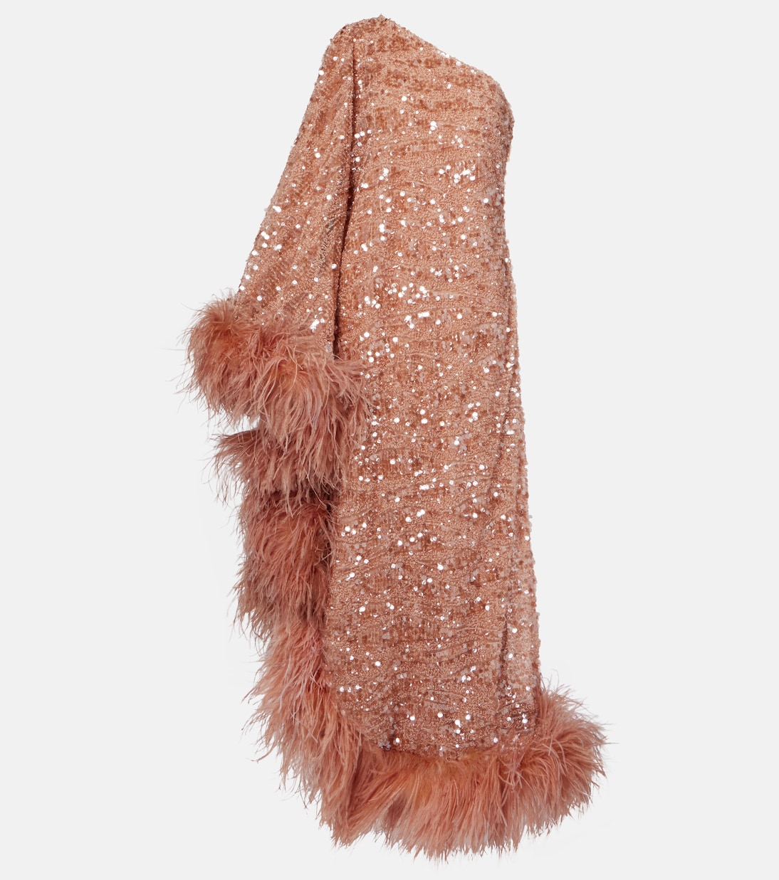 Убудское платье с отделкой из перьев и пайетками Taller Marmo, Blush
Убудское платье с отделкой из перьев и пайетками Taller Marmo, Blush