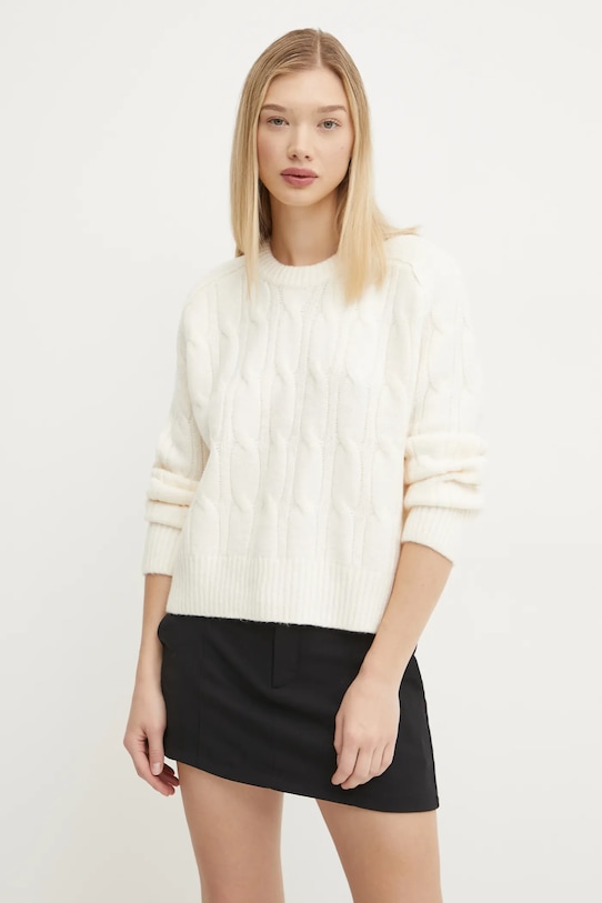 Свитер с добавлением шерсти Abercrombie & Fitch, бежевый
Свитер с добавлением шерсти Abercrombie & Fitch, бежевый