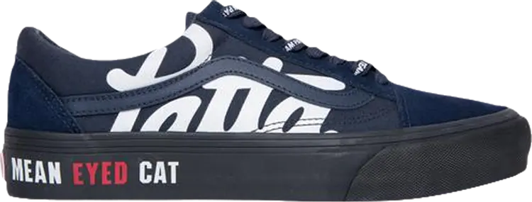 Кеды Vans Patta x Old Skool VLT LX Mean Eyed Cat - Salute, синий 
Кеды Vans Patta x Old Skool VLT LX Mean Eyed Cat - Salute, синий