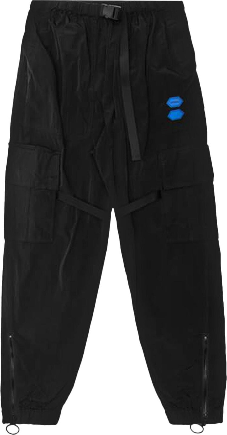 Брюки Off-White Parachute Cargo Pants 'Black', черный 
Брюки Off-White Parachute Cargo Pants 'Black', черный
