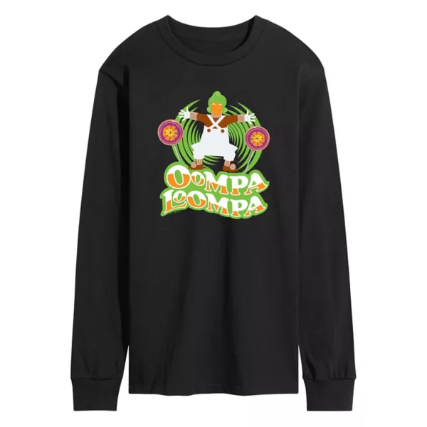 Мужская футболка с длинным рукавом и принтом «Вилли Вонка Умпа Лумпа» Licensed Character, черный
Мужская футболка с длинным рукавом и принтом «Вилли Вонка Умпа Лумпа» Licensed Character, черный