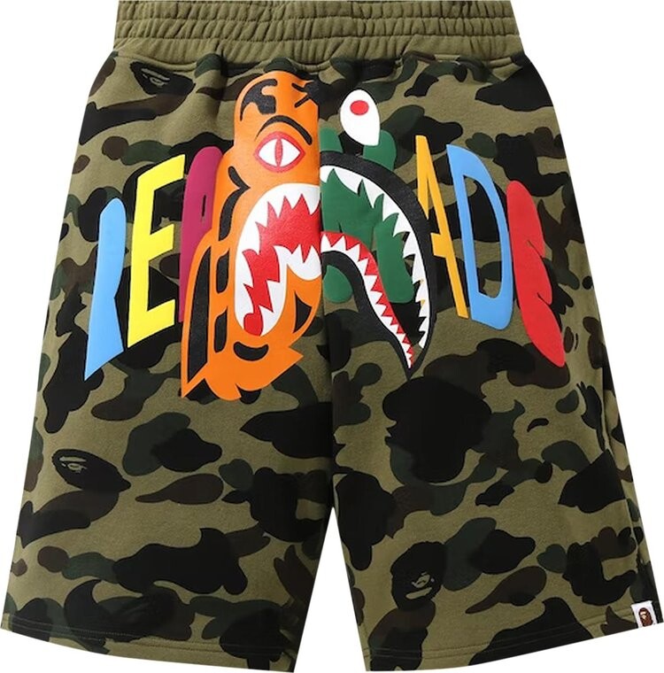 Шорты BAPE x READYMADE Tiger Shark Wide Sweat Shorts 'Green', зеленый
Шорты BAPE x READYMADE Tiger Shark Wide Sweat Shorts 'Green', зеленый
