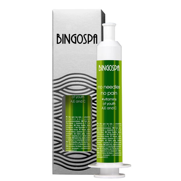 Сыворотка против морщин с витаминами А, Е, С «без иголок, без боли», 10 г Bingospa
Сыворотка против морщин с витаминами А, Е, С «без иголок, без боли», 10 г Bingospa