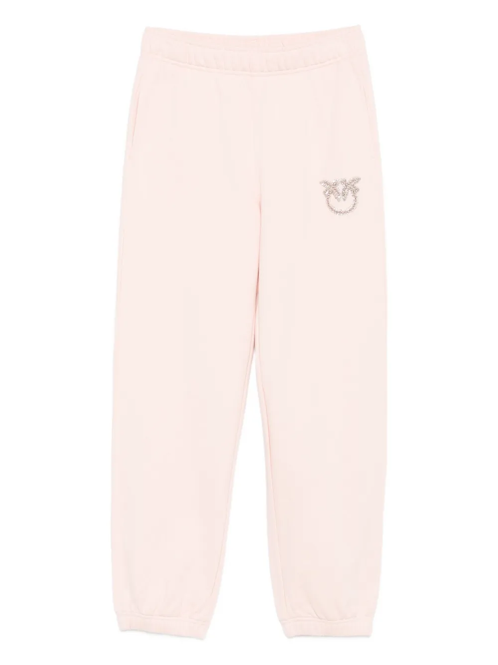 Хлопковые спортивные брюки с декорированным логотипом PINKO, розовый
Хлопковые спортивные брюки с декорированным логотипом PINKO, розовый