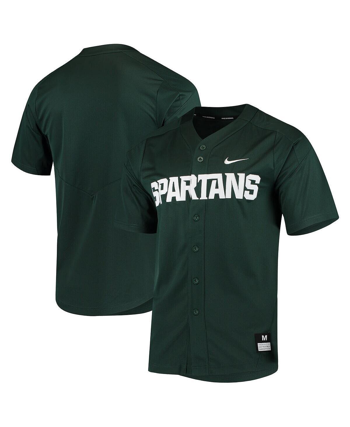 Мужская зеленая бейсбольная майка michigan state spartans vapor untouchable elite с полной пуговицей Nike, зеленый
Мужская зеленая бейсбольная майка michigan state spartans vapor untouchable elite с полной пуговицей Nike, зеленый