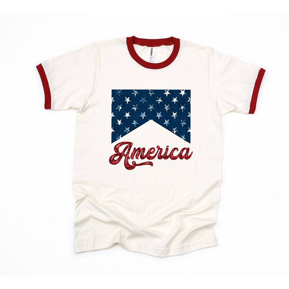 Футболка America с курсивом в стиле ретро Simply Sage Market, цвет Vintage Red
Футболка America с курсивом в стиле ретро Simply Sage Market, цвет Vintage Red