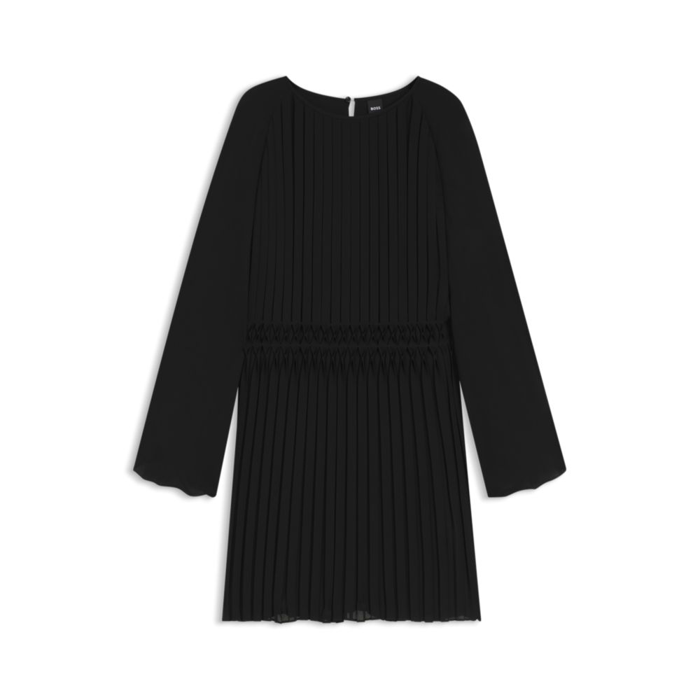 Платье плиссе со сборкой на талии BOSS, черный
Платье плиссе со сборкой на талии BOSS, черный