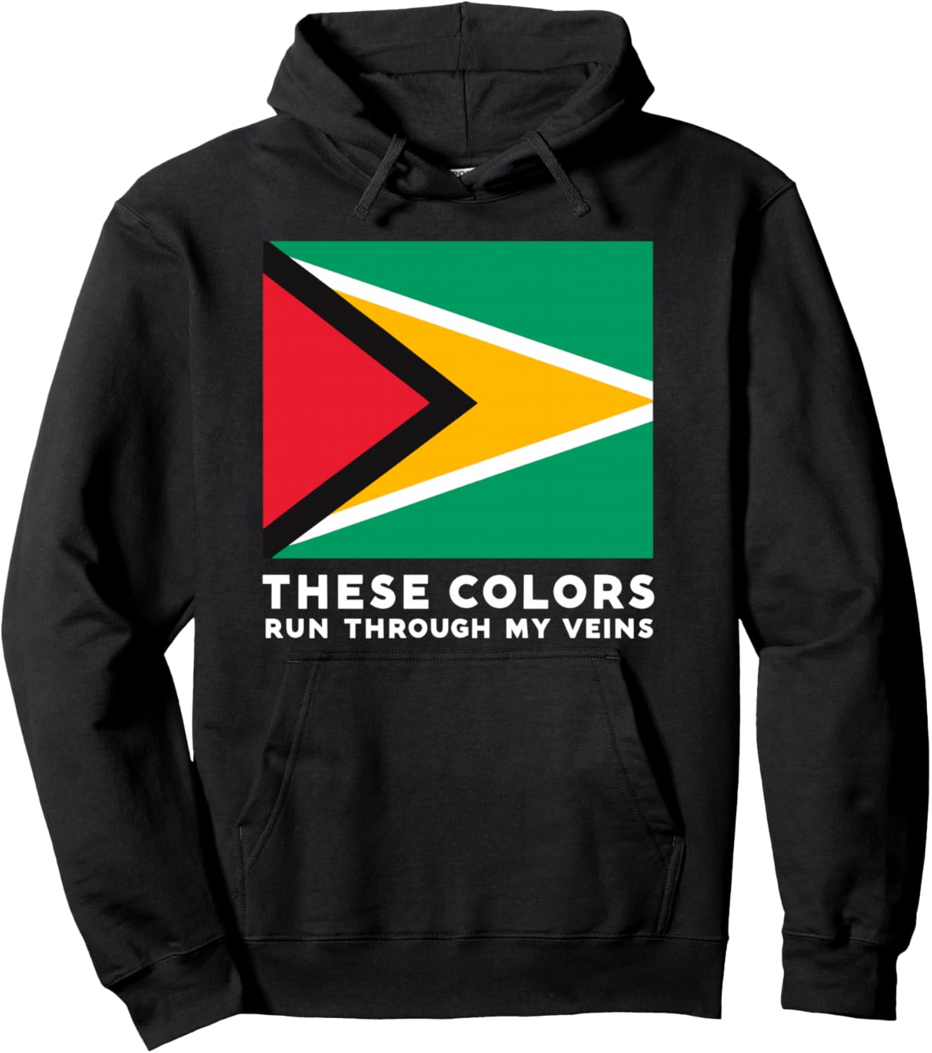 Эти цвета текут в моих жилах. Дизайн худи для гордого гайанца Guyana Flag Design, черный
Эти цвета текут в моих жилах. Дизайн худи для гордого гайанца Guyana Flag Design, черный