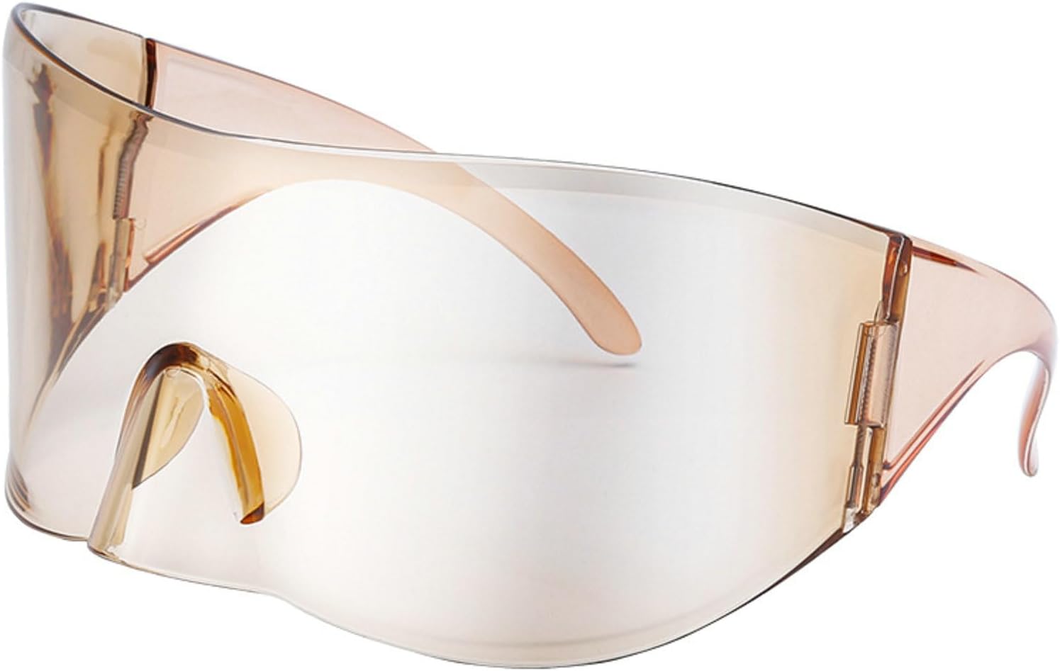 Большие модные солнцезащитные очки-обтекатели для женщин и мужчин, концертные очки в стиле 2000-х, ретро, Y2K, большие безрамочные солнцезащитные очки-щитки mincl, Champagne
Большие модные солнцезащитные очки-обтекатели для женщин и мужчин, концертные очки в стиле 2000-х, ретро, Y2K, большие безрамочные солнцезащитные очки-щитки mincl, Champagne