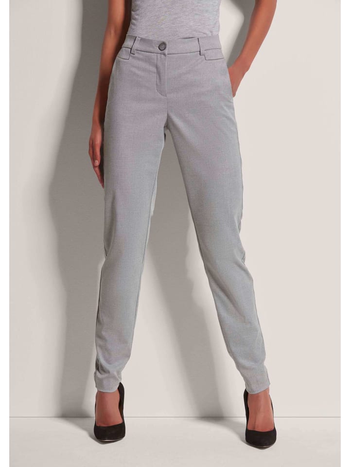 MADELEINE Узкие эластичные брюки серебристо-серого / кремового / меланжевого цвета
MADELEINE Узкие эластичные брюки серебристо-серого / кремового / меланжевого цвета