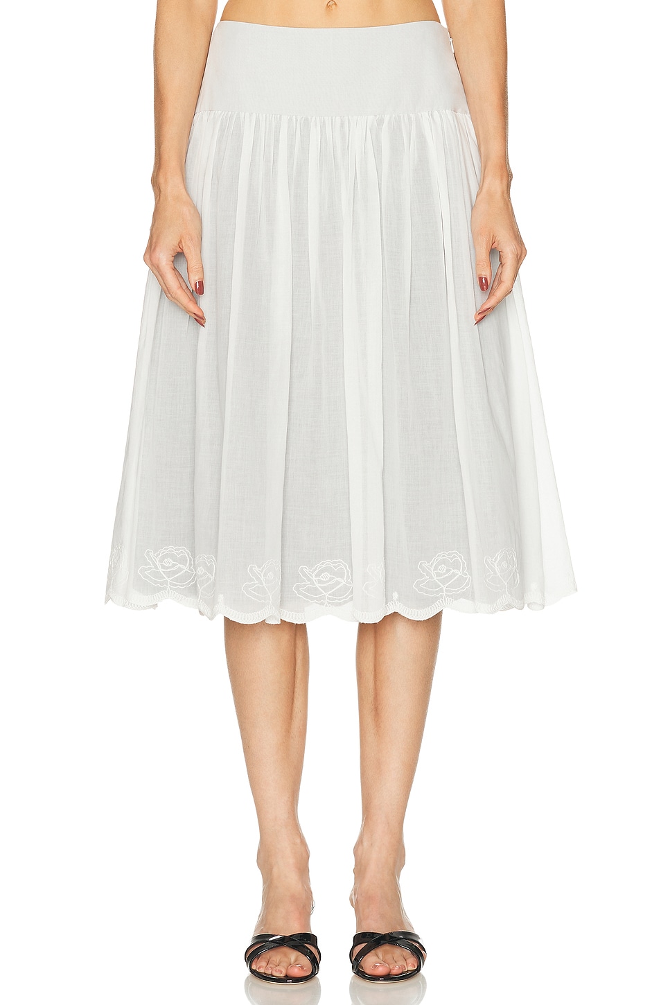 Юбка миди Petal Lady Mirror Palais, Antique White
Юбка миди Petal Lady Mirror Palais, Antique White