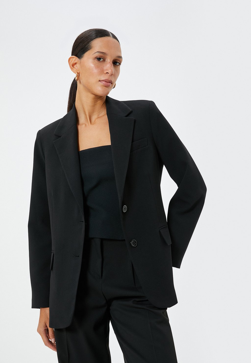 Короткое пальто Koton, черный
Короткое пальто Koton, черный