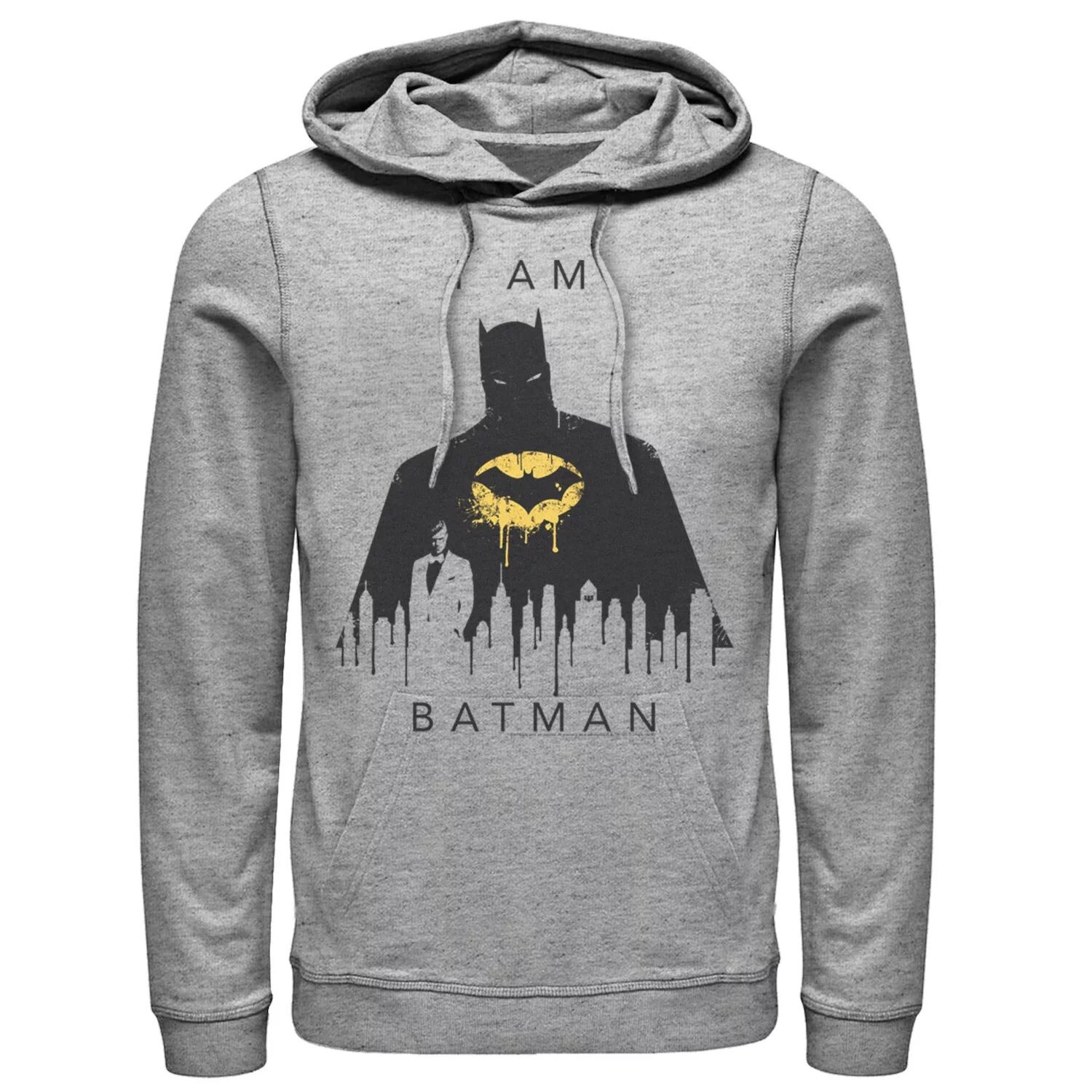 Мужская толстовка с плакатом I Am Batman Skyline DC Comics
Мужская толстовка с плакатом I Am Batman Skyline DC Comics