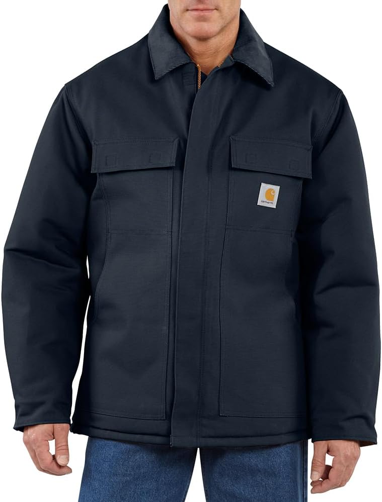 Carhartt мужская C003 утепленная традиционная куртка Loose Fit Firm Duck, Dark Navy
Carhartt мужская C003 утепленная традиционная куртка Loose Fit Firm Duck, Dark Navy