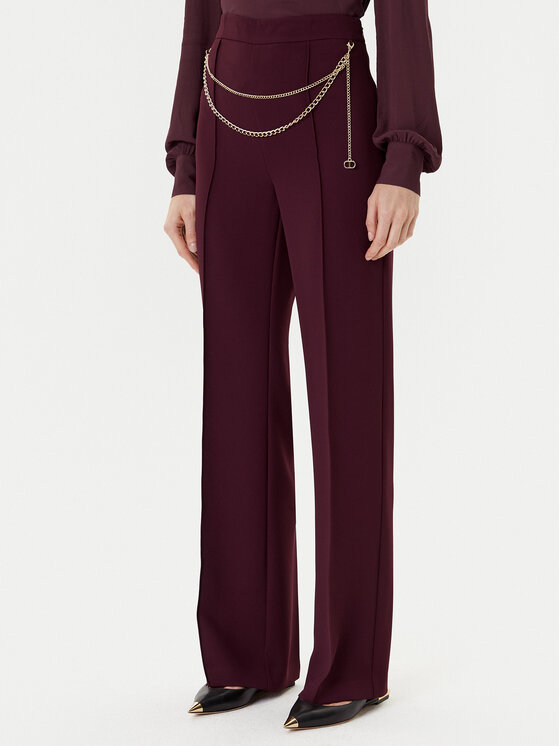 Брюки-палаццо wide leg 252TP2281 Twinset, красный
Брюки-палаццо wide leg 252TP2281 Twinset, красный