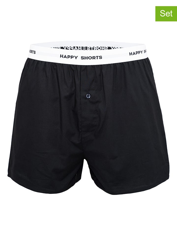 Happy Shorts Комплект из 3 штук: боксерские трусы черного цвета
Happy Shorts Комплект из 3 штук: боксерские трусы черного цвета
