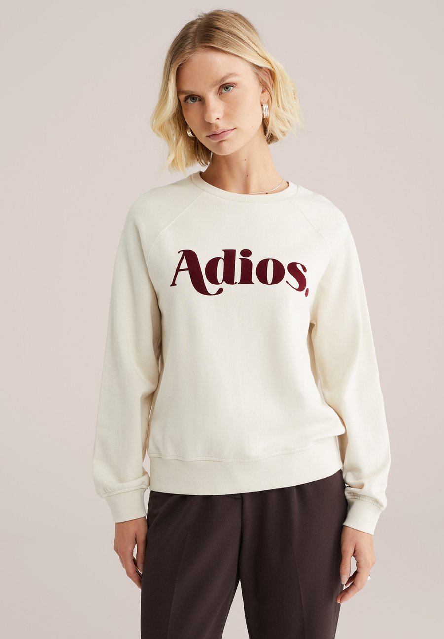 Толстовка WE Fashion Sweatshirt, Ecru/Off-White
Толстовка WE Fashion Sweatshirt, Ecru/Off-White