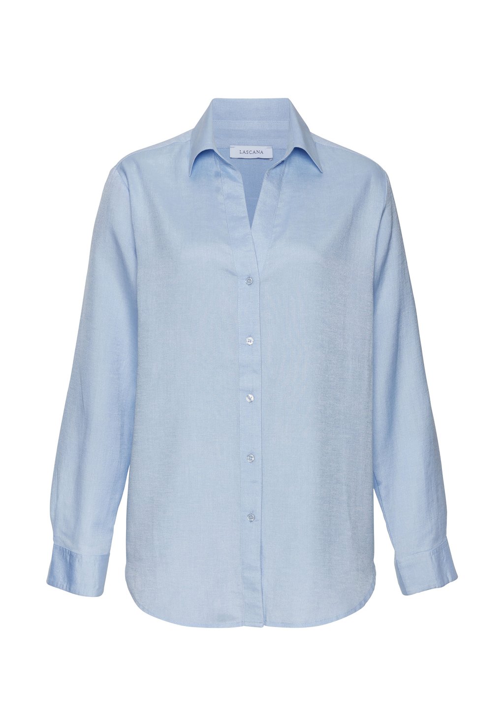 Блузка на пуговицах LASCANA, синий
Блузка на пуговицах LASCANA, синий