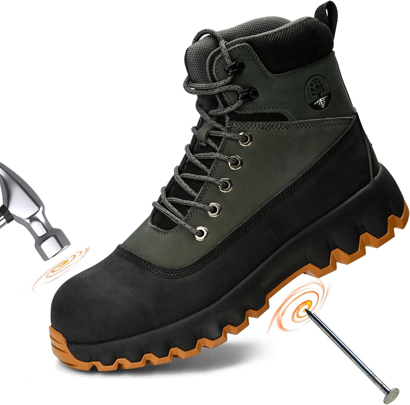 Мужские ботинки Peeldicou с композитным носком, для мужчин, из натуральной кожи, с резиновой подошвой, противоскользящие, водонепроницаемые, для промышленности и строительства, синий
Мужские ботинки Peeldicou с композитным носком, для мужчин, из натуральной кожи, с резиновой подошвой, противоскользящие, водонепроницаемые, для промышленности и строительства, синий