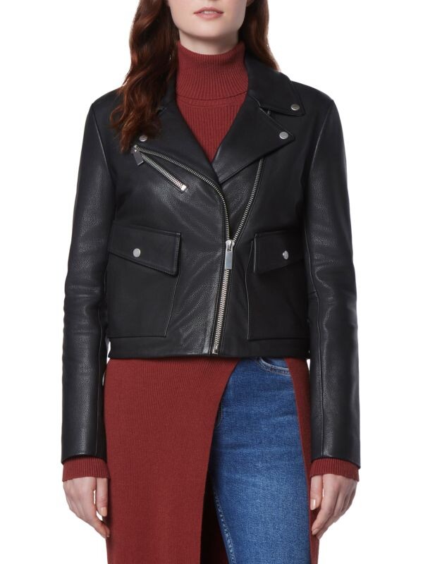 Байкерская куртка Andrew Marc из шагреневой кожи seton, черный
Байкерская куртка Andrew Marc из шагреневой кожи seton, черный