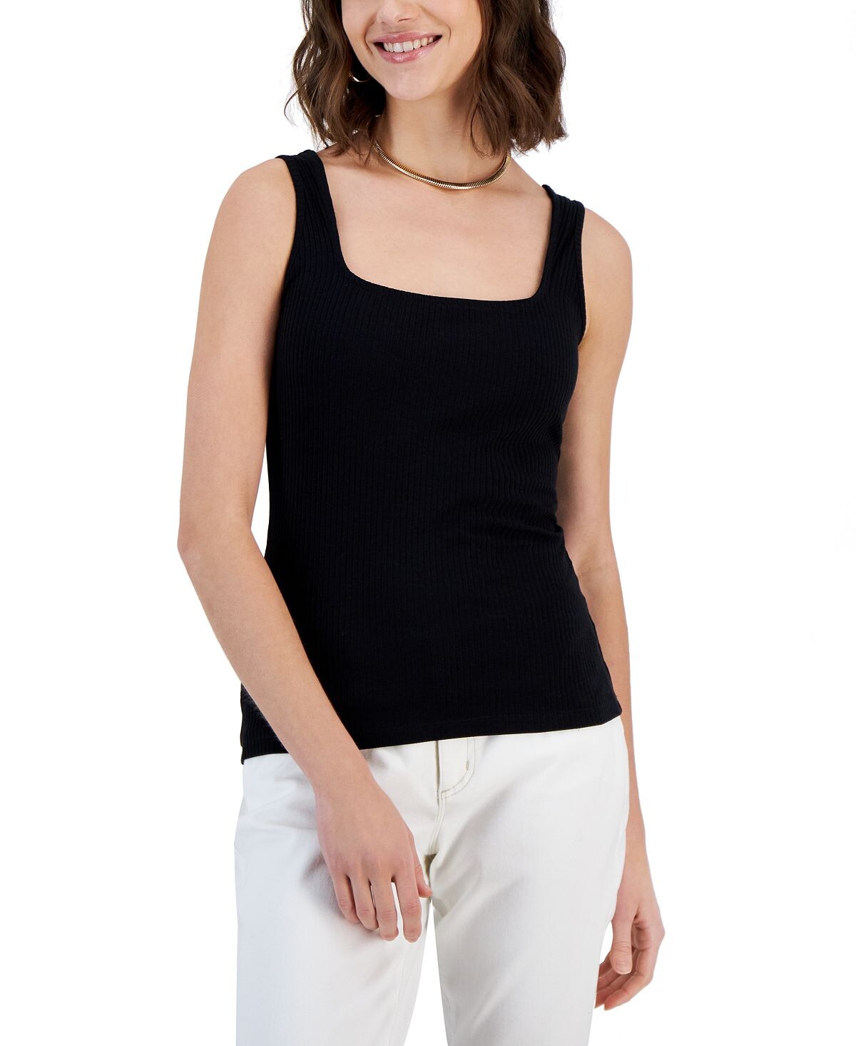 Женская майка в рубчик с квадратным вырезом, созданная для macy's INC International Concepts, мульти
Женская майка в рубчик с квадратным вырезом, созданная для macy's INC International Concepts, мульти