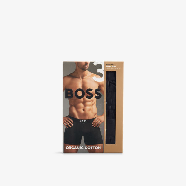Boss one x David Beckham логотип на резинке набор из трех хлопковых трусов-боксеров с добавлением эластана Boss, черный
Boss one x David Beckham логотип на резинке набор из трех хлопковых трусов-боксеров с добавлением эластана Boss, черный