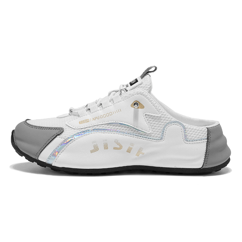 Мужские сандалии с закрытым носком, резиновой подошвой, кожаными вставками, устойчивыми к запахам, износостойкими, противоскользящими JANECO, White Gray
Мужские сандалии с закрытым носком, резиновой подошвой, кожаными вставками, устойчивыми к запахам, износостойкими, противоскользящими JANECO, White Gray