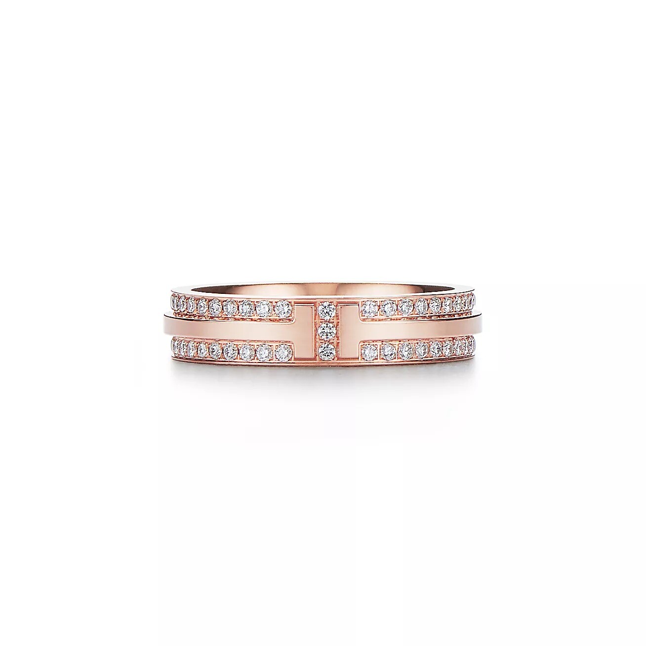 Кольцо Tiffany & Co. Narrow Pave Diamond, розовое золото
Кольцо Tiffany & Co. Narrow Pave Diamond, розовое золото