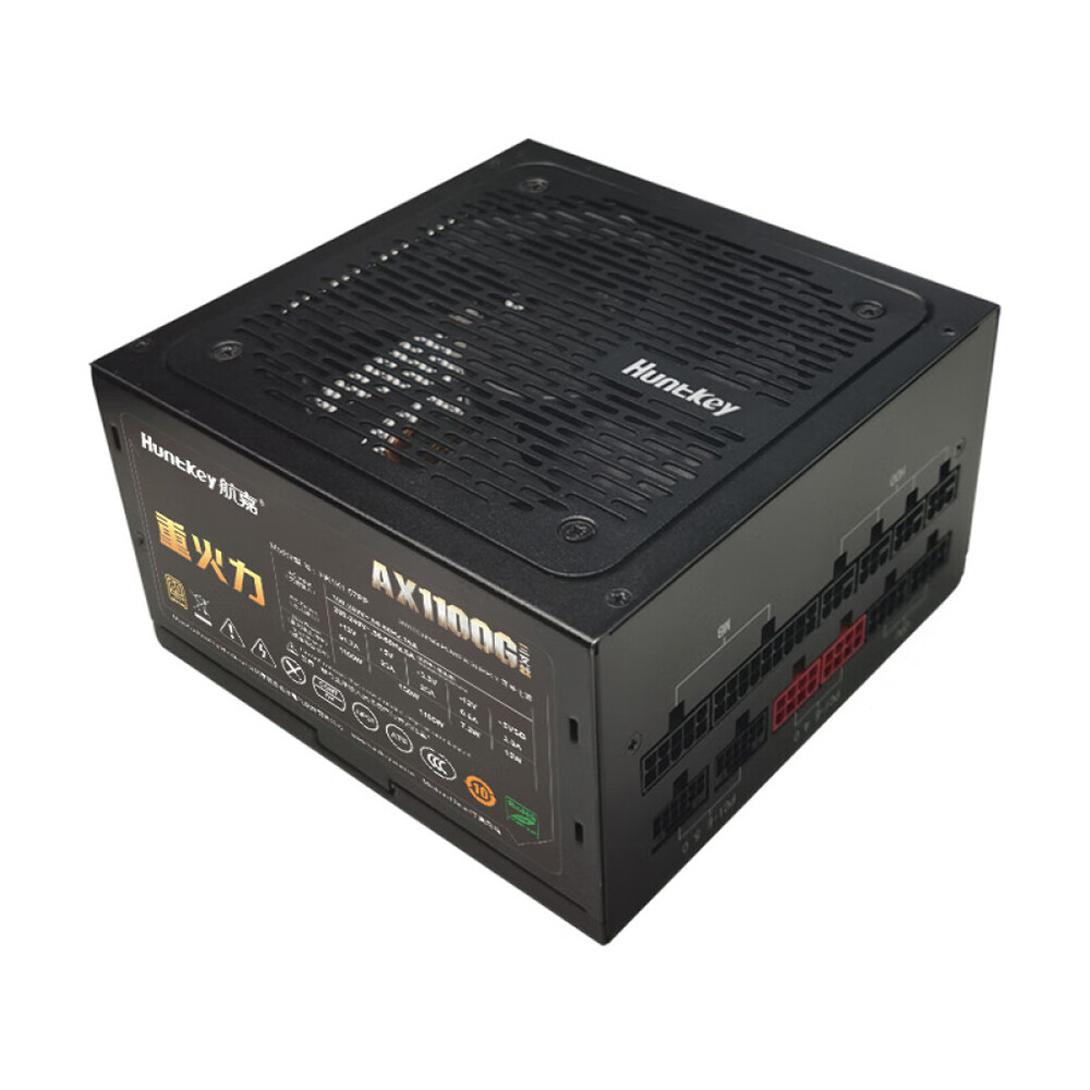 Блок питания Huntkey Heavy Fire AX1100G, 1100 Вт, чёрный 
Блок питания Huntkey Heavy Fire AX1100G, 1100 Вт, чёрный