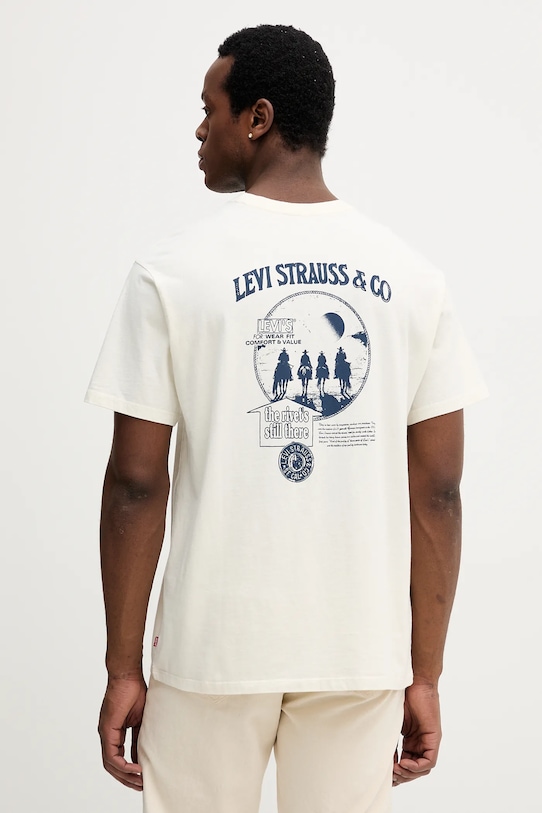 Хлопковая футболка Levi'S, бежевый
Хлопковая футболка Levi'S, бежевый