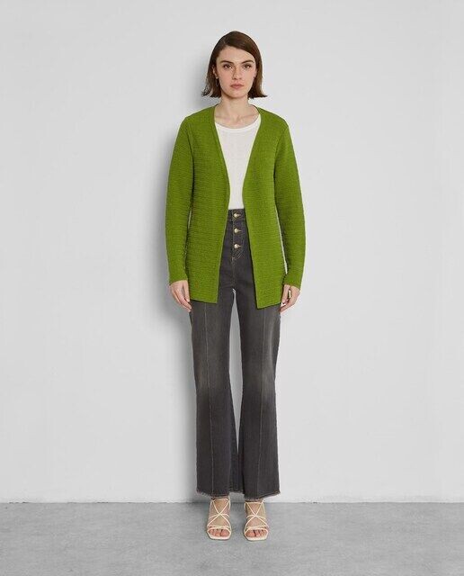 Женский кардиган миди без застежки Trucco, зеленый
Женский кардиган миди без застежки Trucco, зеленый