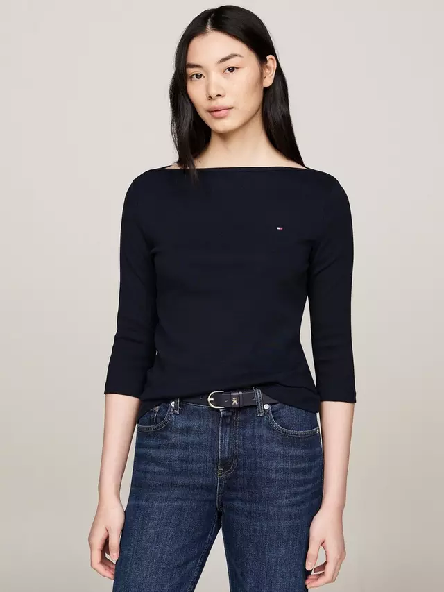 Топ Tommy Hilfiger Cody Slim Fit Boat Neck, цвет desert/sky
Топ Tommy Hilfiger Cody Slim Fit Boat Neck, цвет desert/sky